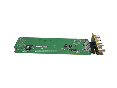 Leitch HSD6800+ 3G HD Equalizing Distribution Amplifier with HSD6800+D 1x8 Back