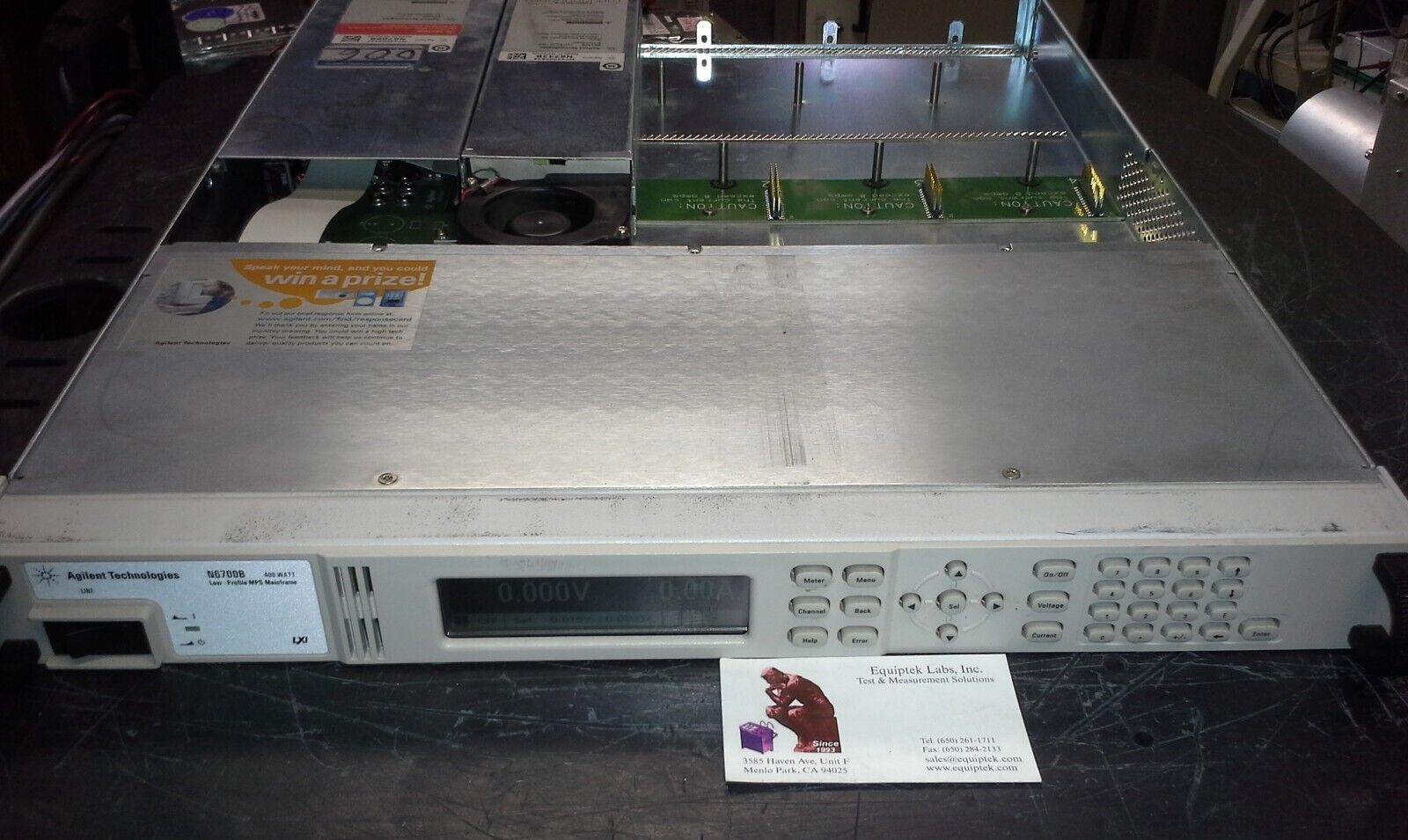 N6700B Power Supply Mainframe