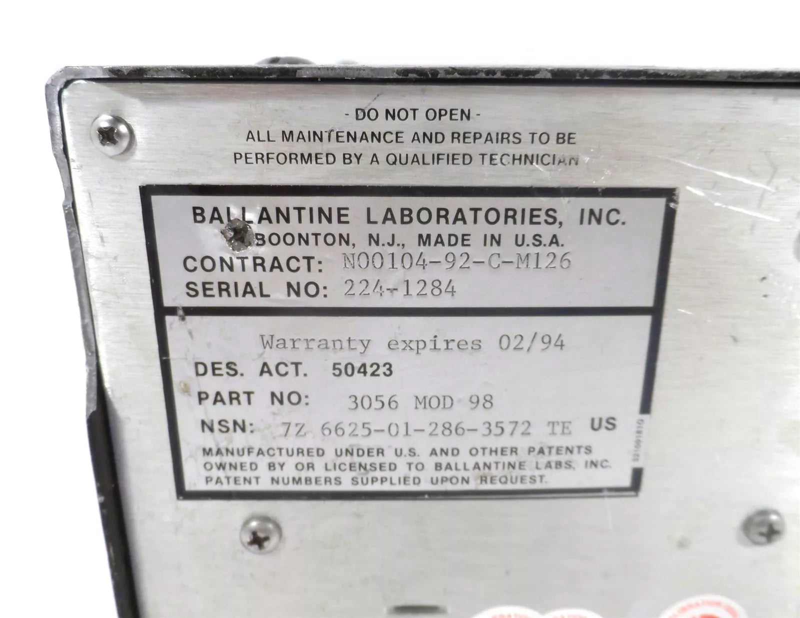Ballantine AC Voltmeter 3056A-98 - High-Quality Voltage Measurement Tool