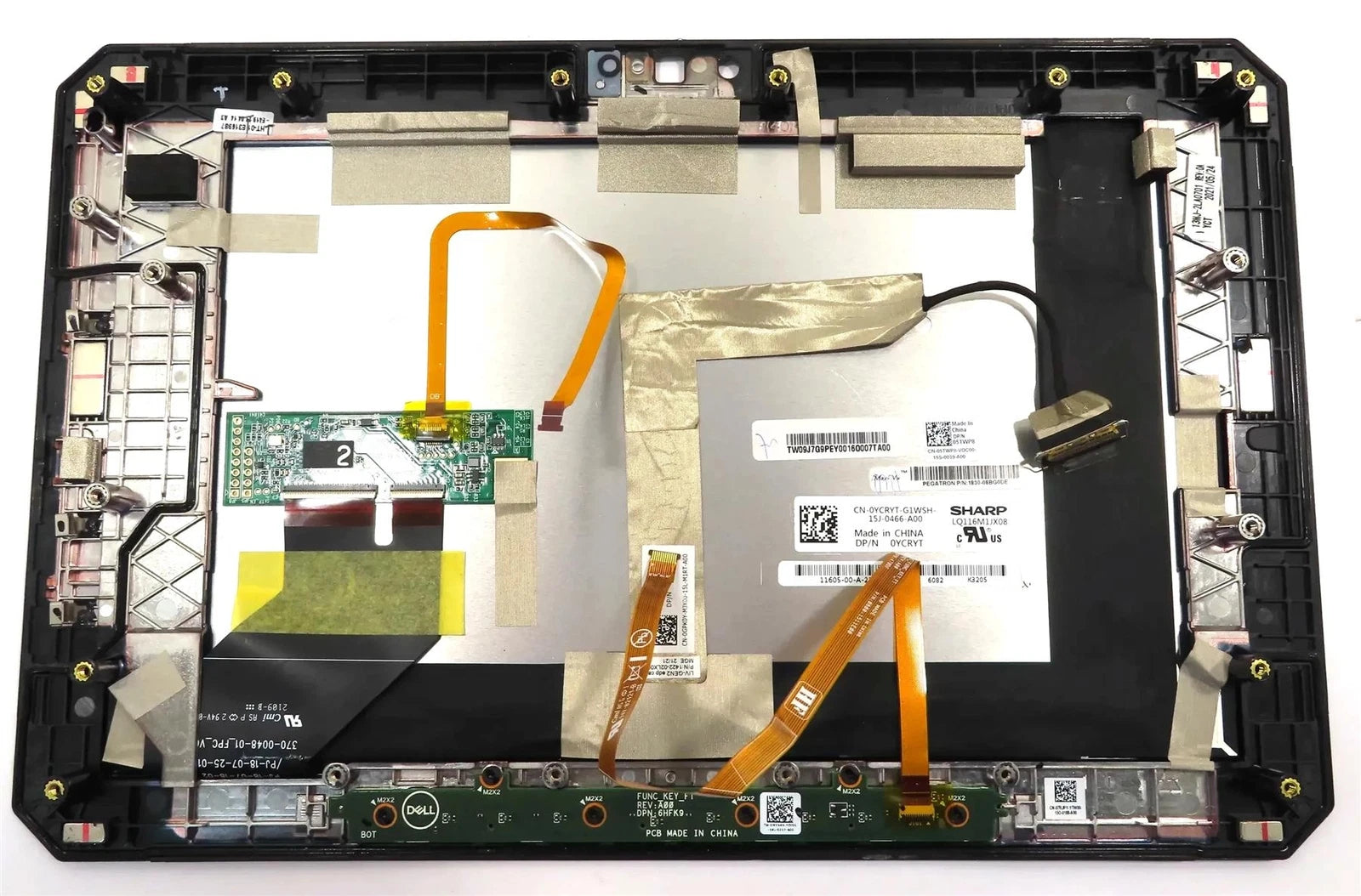 Dell Latitude 7220 Rugged 11.6" FHD Touch IPS LCD Screen Assembly 0YCRYT
