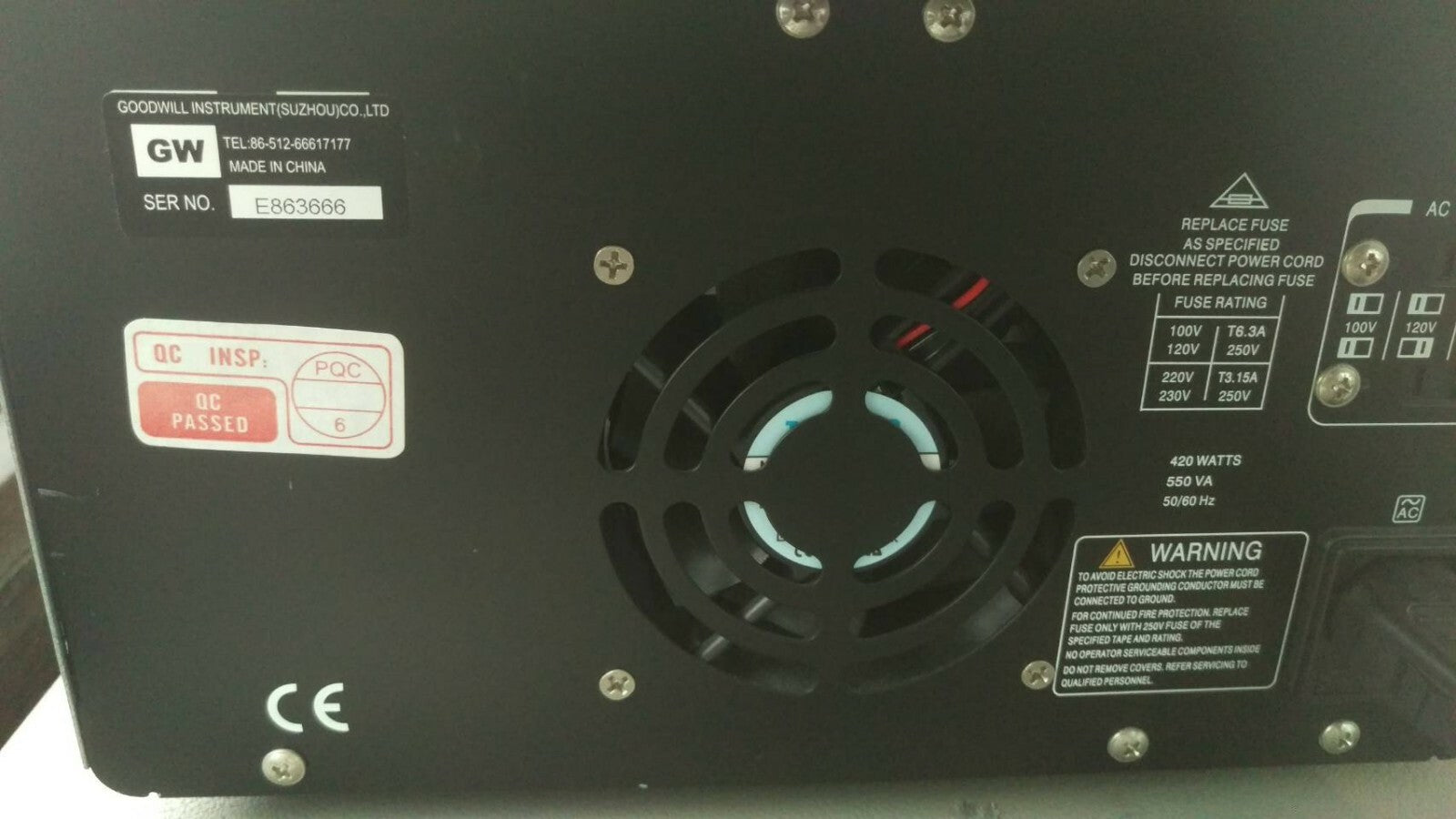 GW Instek GPS-3303 DC Power Supply 3 channels - XG eqpt