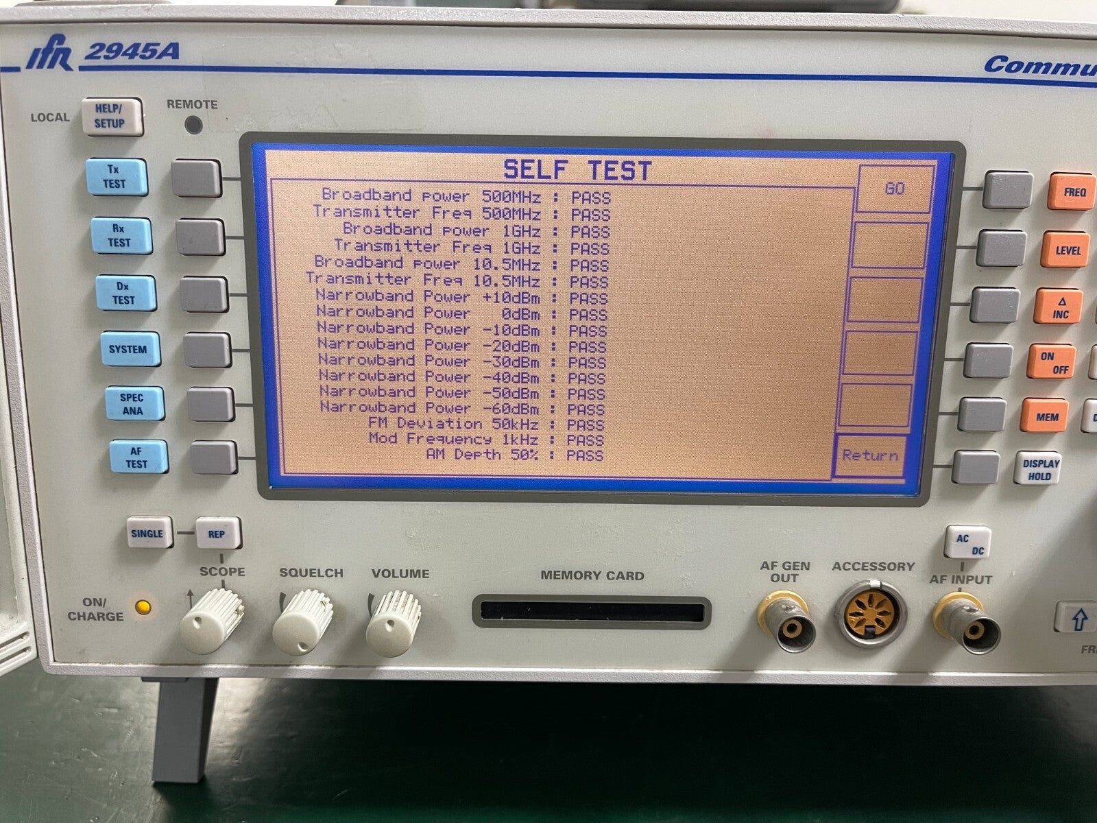 IFR Aeroflex Marconi 2945A Communication Service Monitor _505/098