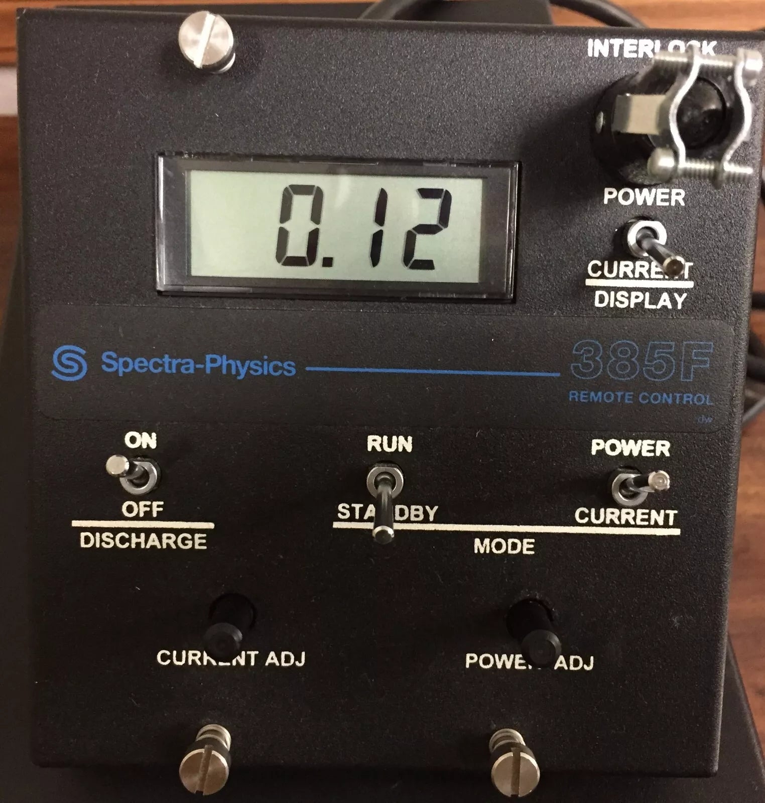 Spectra Physics 385F-10 Laser Remote Controller with Cable
