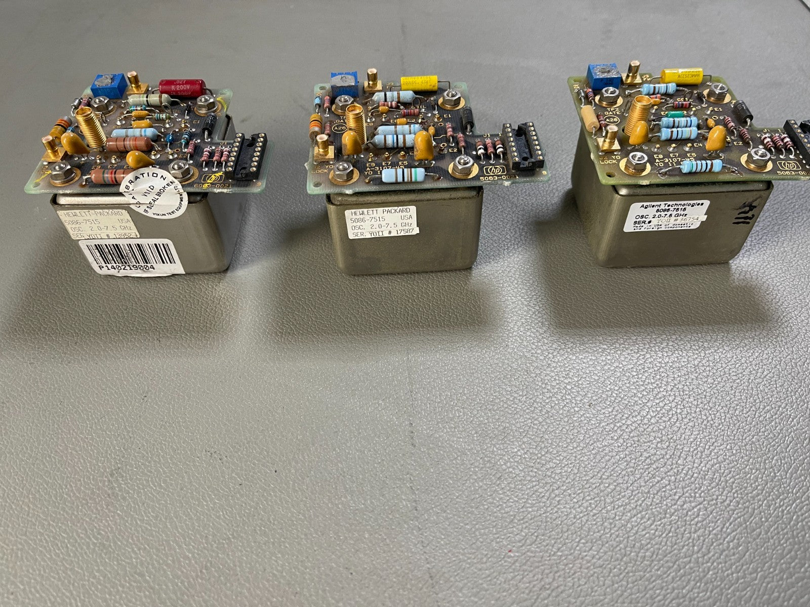 HP Agilent YTO tuned oscillator 5086-7515 2.0-7.5GHz for 8360 series_952_754_587 - XG eqpt