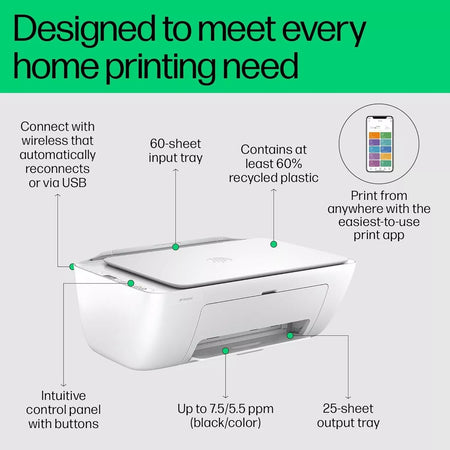 HP DeskJet 2820 All-in-One Wireless Printer