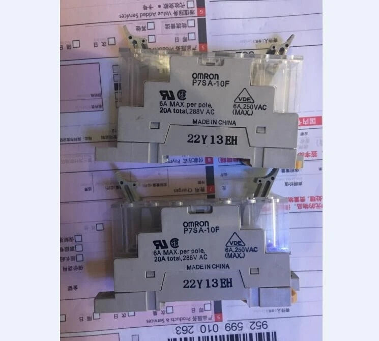 4pcs x P7SA-10F Modular Connector for Industrial Use