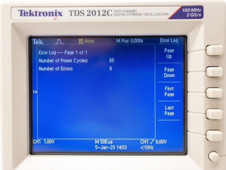 TDS2012C DC-100MHz 2ch Digital Phosphor Oscilloscope