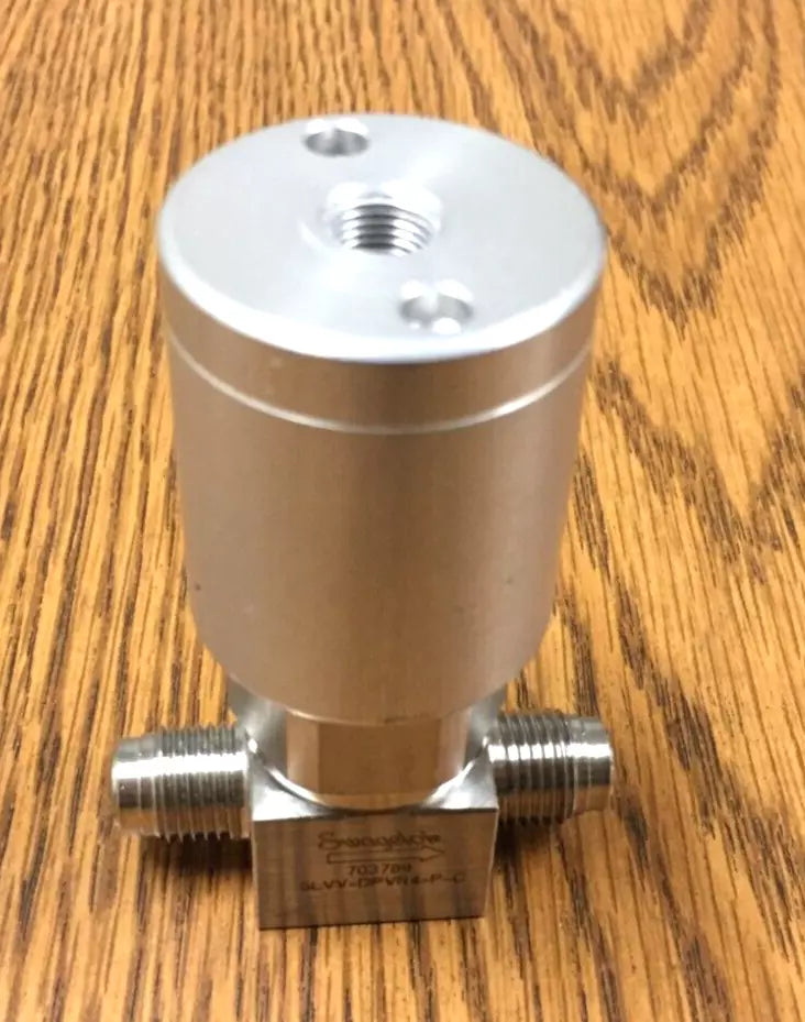 Swagelok 6LVV-DPFR4-P1-C Diaphragm Sealed Valve, 1/4, 316 VAR-VIM