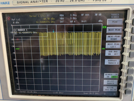 Rohde & Schwarz FSIQ26 20 Hz-26.5GHz Spectrum Analyzer Iq Ext Mixers Opt!  R&S