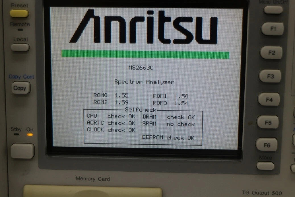 Anritsu MS2663C Spectrum Analyzer 9KHz-8.1GHz