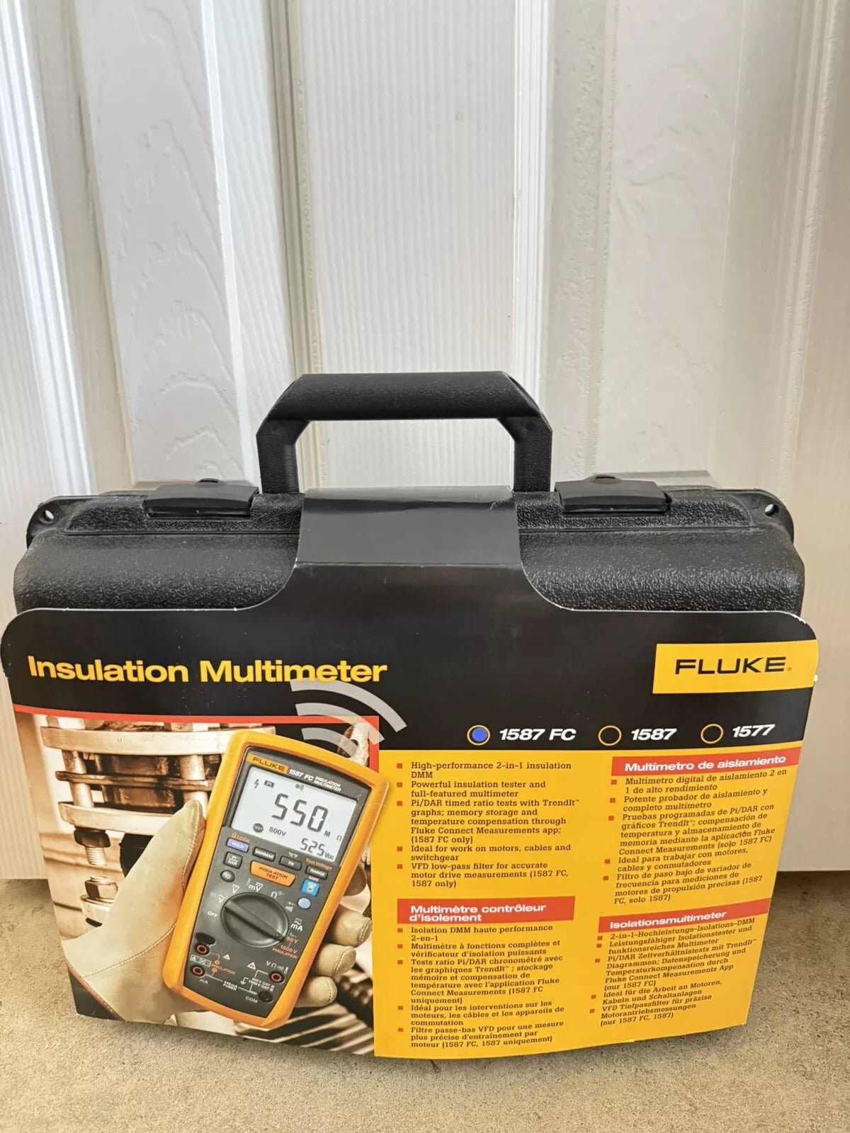 Fluke 1587 FC 2 in 1 Handheld Digital Insulation Multimeter - New