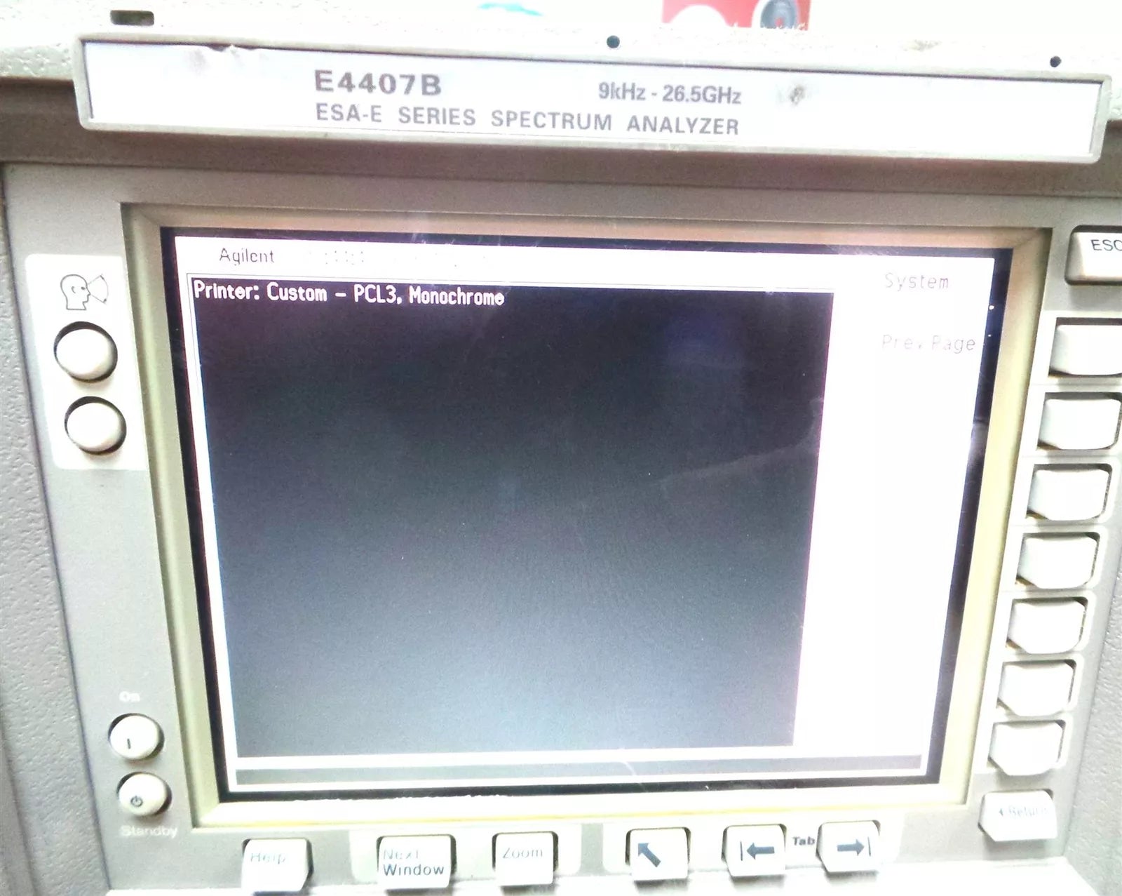 Agilent E4407B 9KHZ-26.5GHZ ESA-E Series Spectrum Analyzer