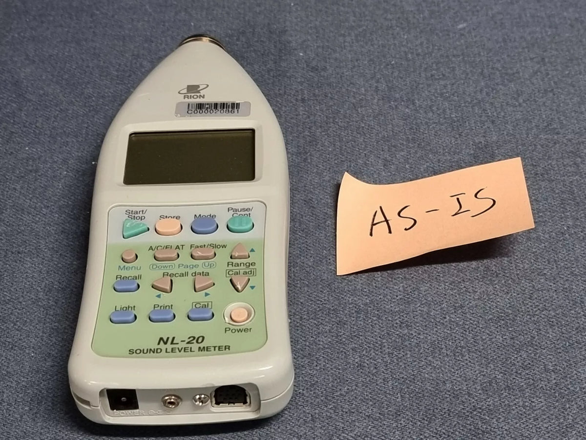 RION NL-20 Sound Level Meter - AS IS SELLING