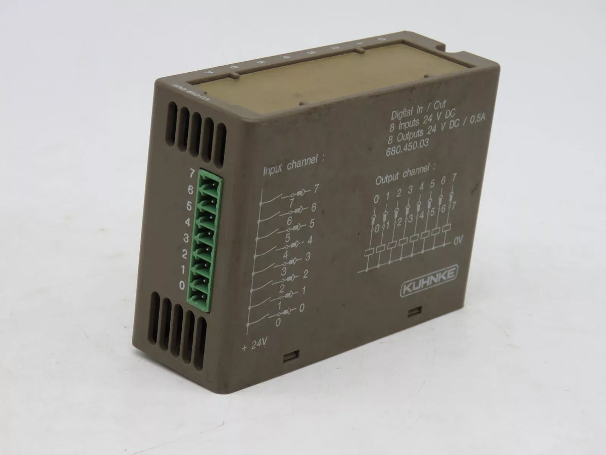 Kuhnke 680.450.03 Digital I/O Module 24VDC