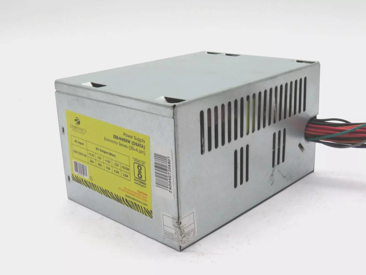 Zebronics ZEB-N450W (DSATA) Desktop Power Supply Economy Series 20+4 Pin 230 V