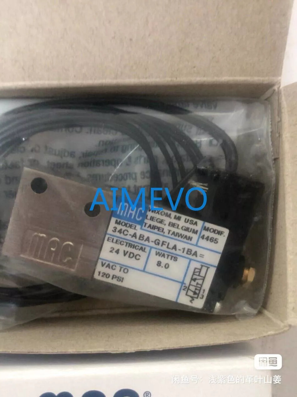 1PC NEW 34C-ABA-GFLA-1BA solenoid valve