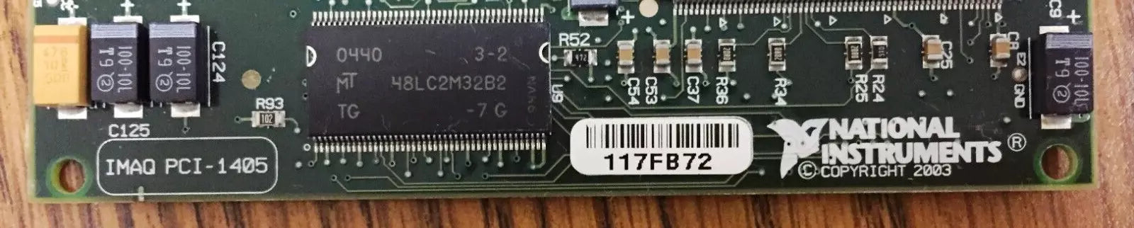 National Instruments PCI-1405 Frame Grabber Card