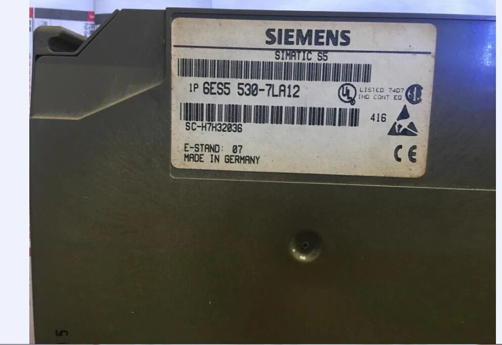 Siemens 6ES5 530-7LA12 6ES5530-7LA12 Product