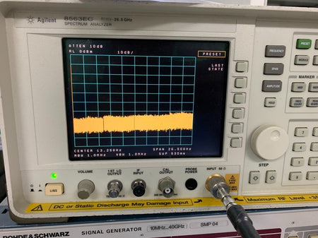 Agilent 8563EC 9KHz - 26.5GHz Spectrum Analyzer w/ 007, 026 _03538