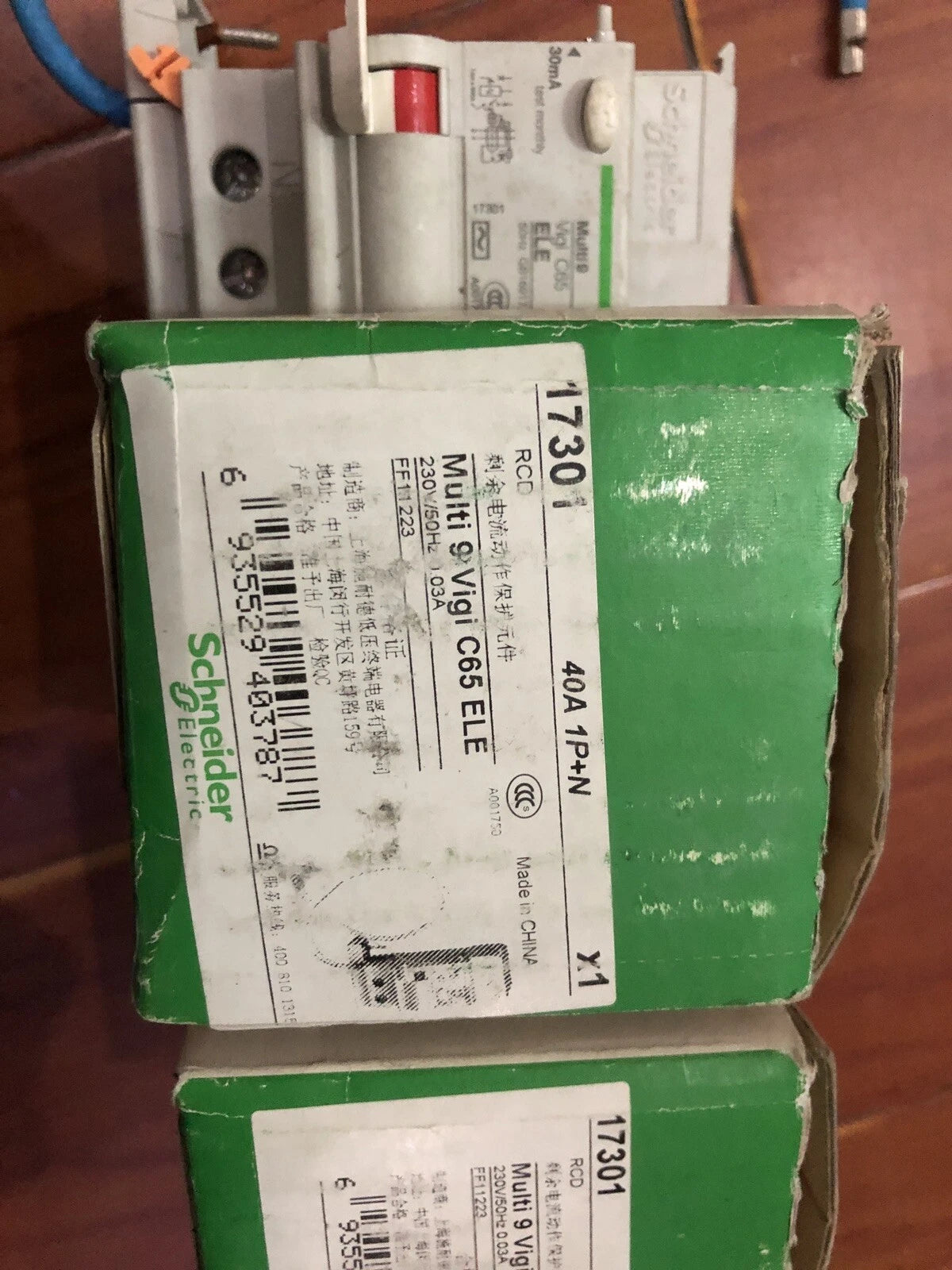 Multi 9 Vigi C63 Ele 40A 1P+N 17301 Circuit Breaker