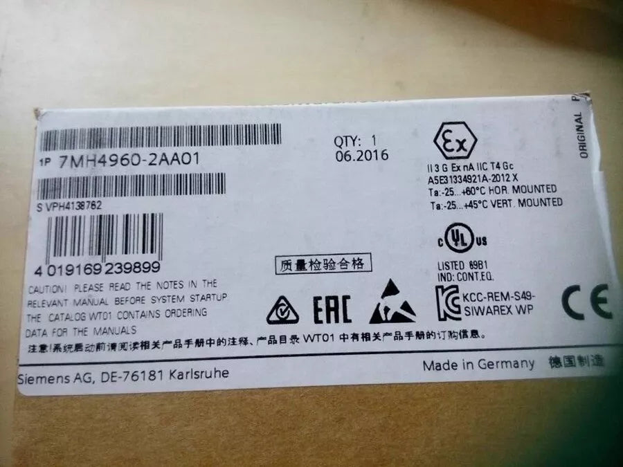 New Siemens 7MH4960-2AA01 7MH4 960-2AA01 In Box - Expedited Shipping