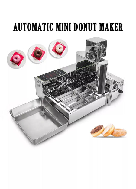 Commercial Automatic Donut Machine Stainless Steel 4 Rows - 1800pcs/h
