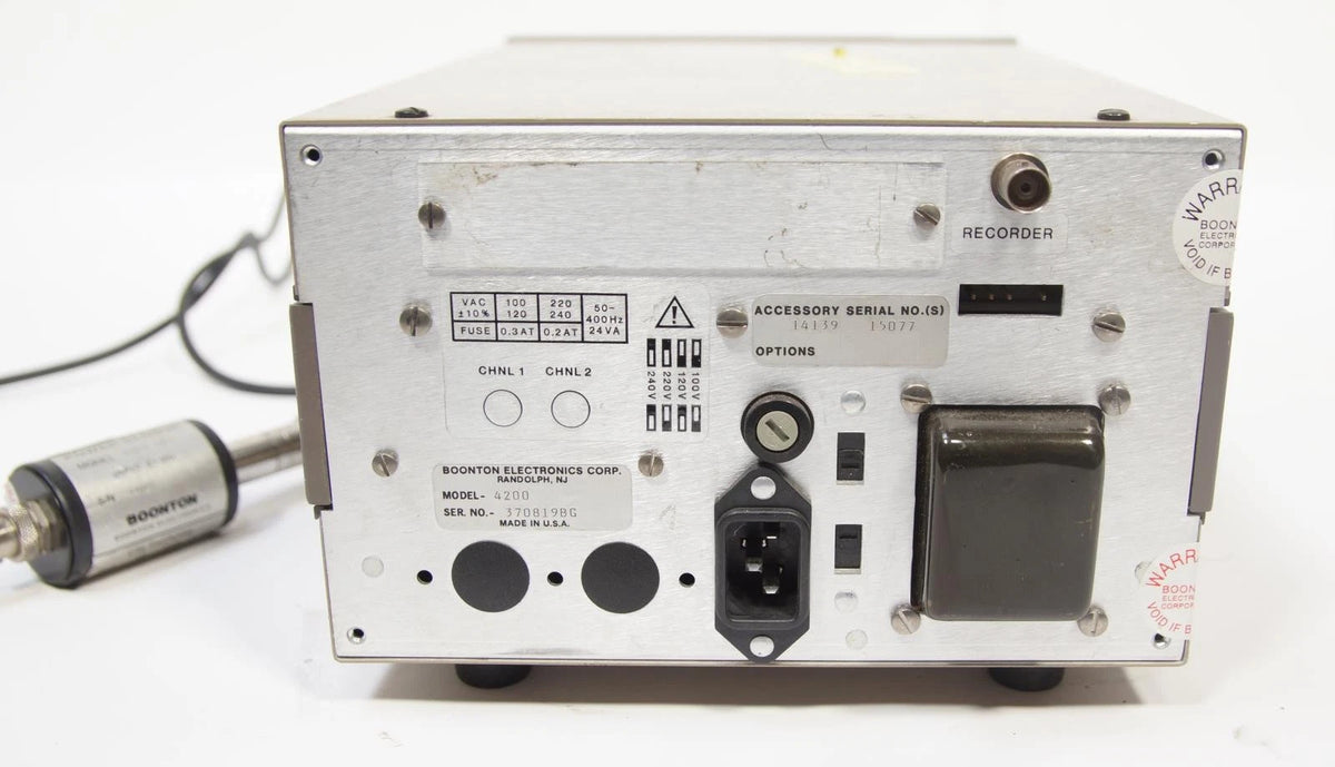 Boonton 4200 RF Power Meter .03-18GHz with Model 51015 5E Sensor