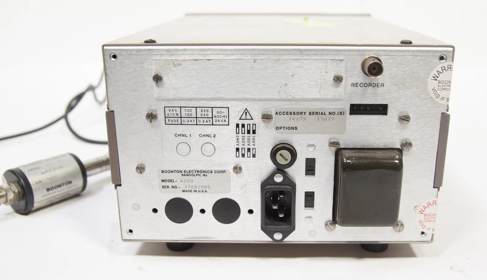 Boonton 4200 RF Power Meter .03-18GHz with Model 51015 5E Sensor