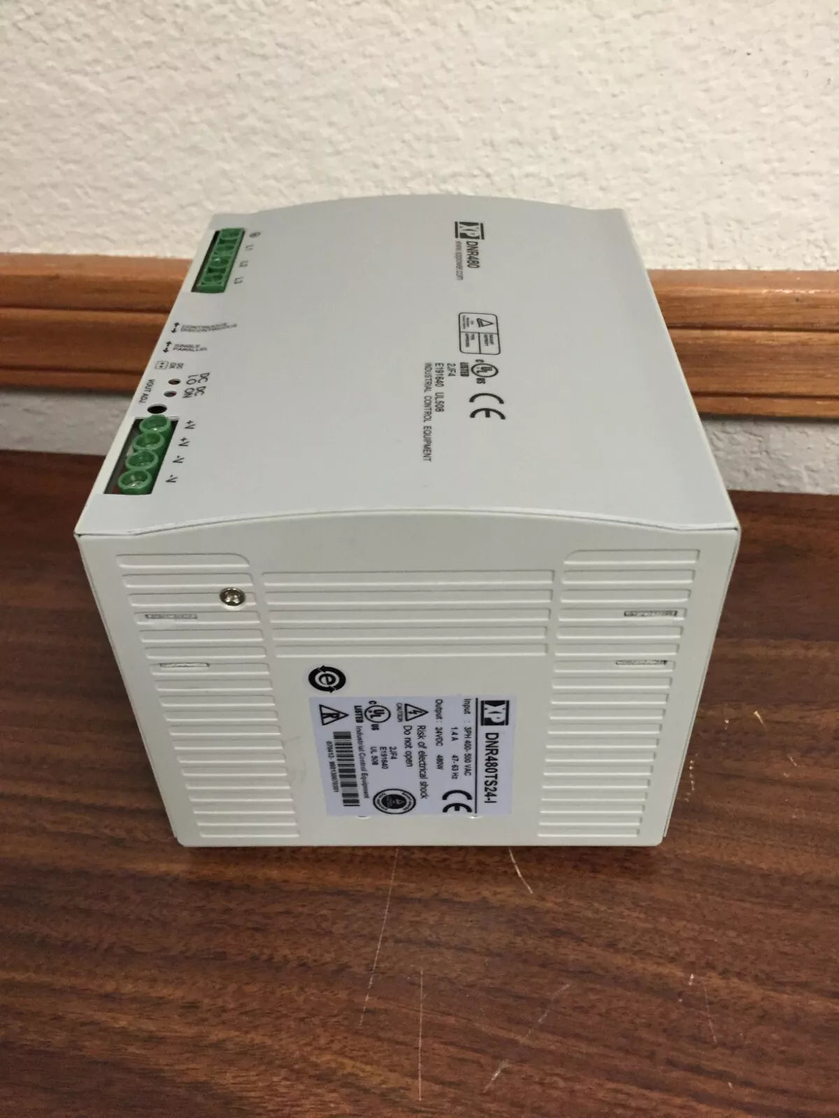 XP Power DNR480TS24-I DIN Rail Mount Power Supply