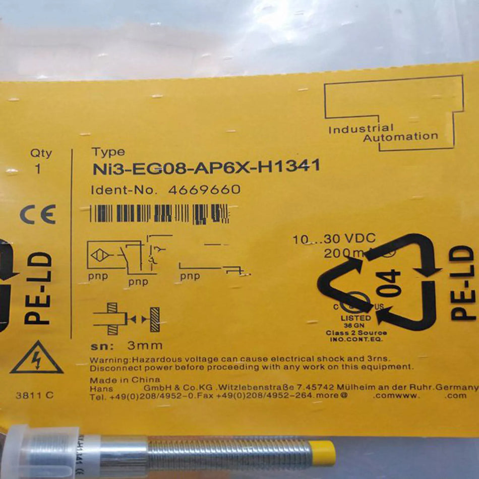 TURCK Ni3-EG08-AP6X-H1341 Proximity Switch Sensor