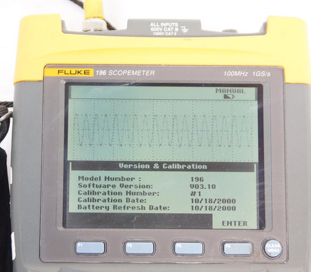Fluke 196 100MHz 1GS/s Digital Oscilloscope Scopemeter Multimeter