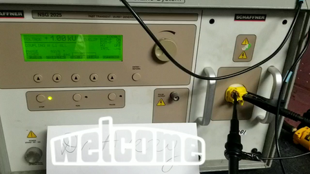 Power Line Transient Generator by Schaffner