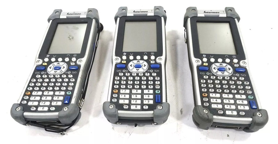 Lot of 3 Intermec CK61NI Handheld Computer Barcode Scanner Bundle