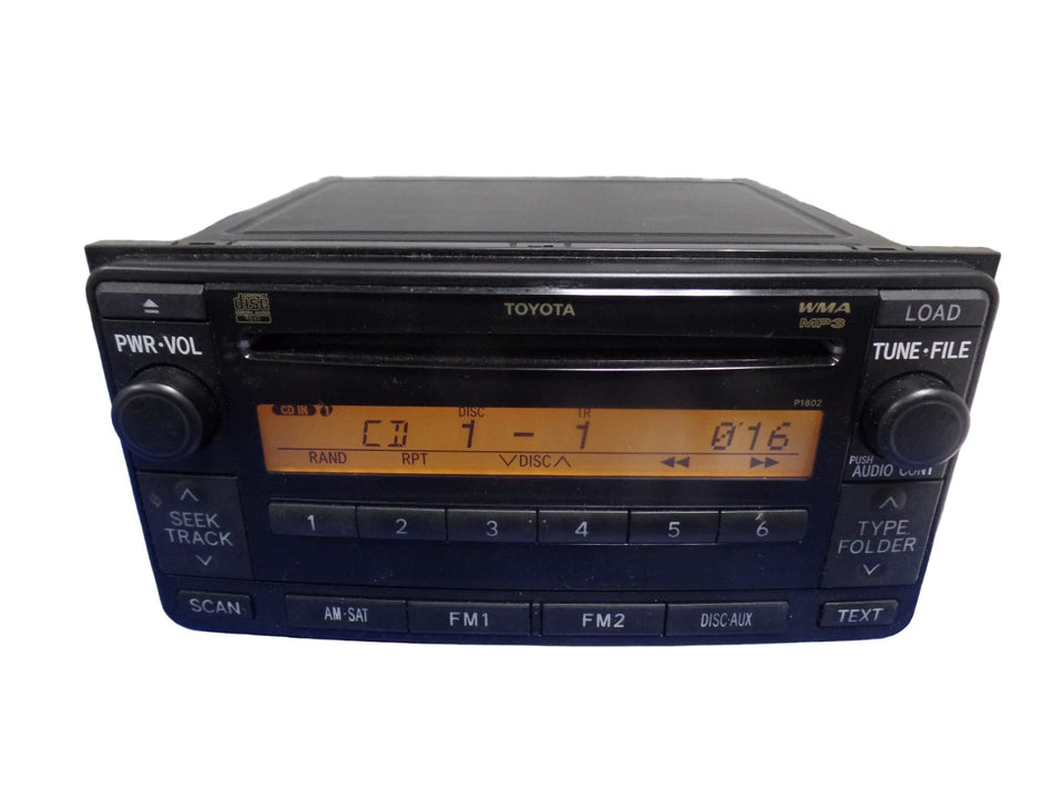 06-09 Toyota 4 Runner OEM AM FM Radio 6 Disc CD 86120-35350 - Free shipping