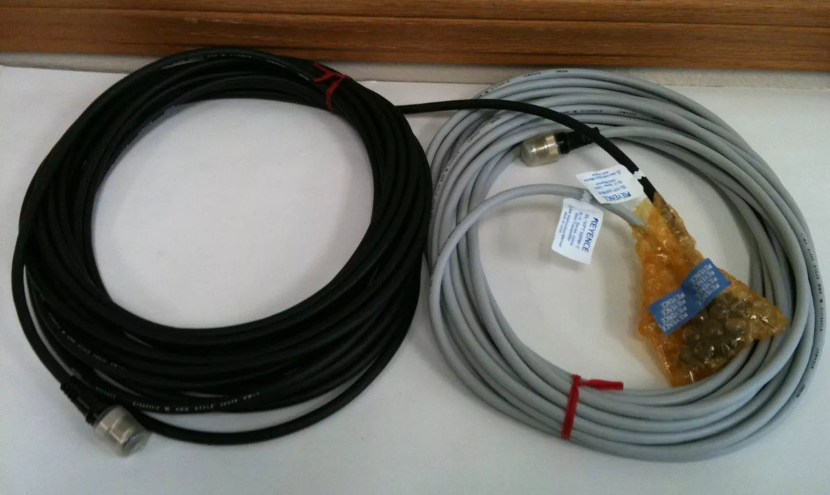 Keyence SL-VPT10PM-T 10M Transmitter & SL-VPT10PM-R 10M Receiver Cables