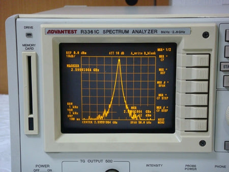 ADVANTEST R3361C 9KHz-2.6GHz Spectrum Analyzer with TG