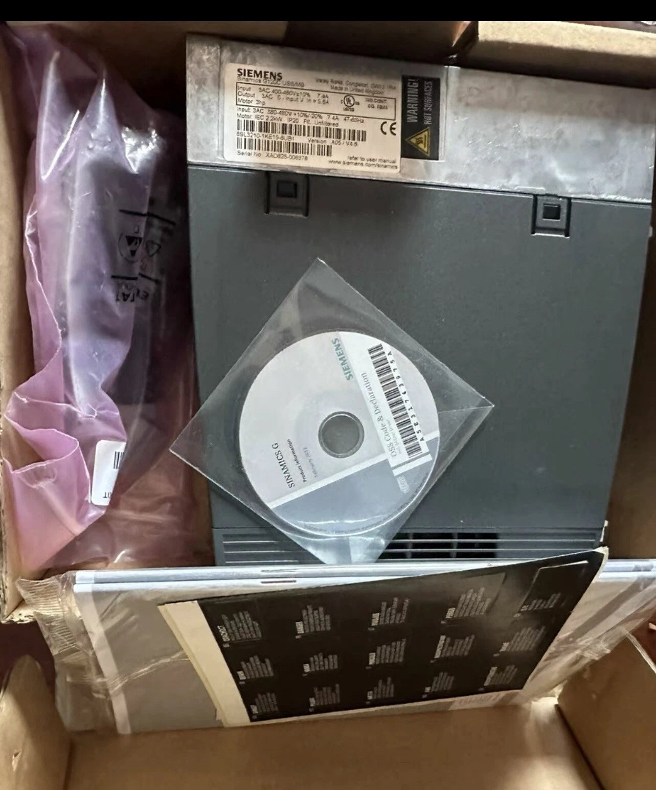 Siemens 6SL3210-1KE15-8UB1: Compact and Efficient Drive Controller