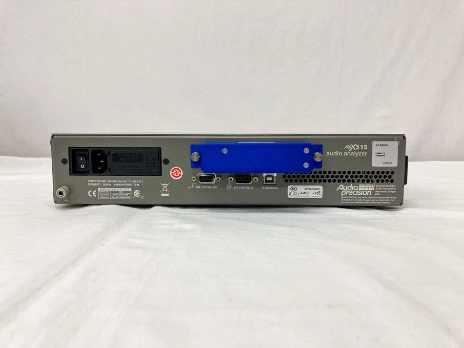 Audio Precision APX515 Audio Analyzer with Wide Range of Measurement Features