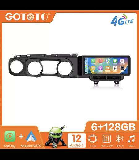 Jeep Wrangler JL Gladiator 2018-2021 Android Car Radio 2Din Stereo Receiver