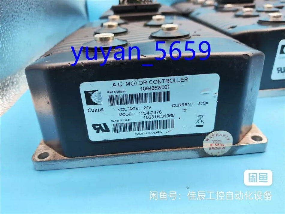 Used Curtis 1234-2376 AC Motor Controller 24V 375A P/N 1094852/001 #1030 LY