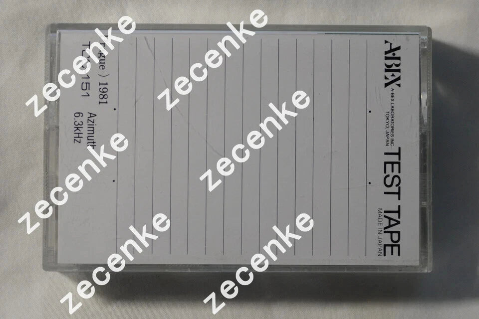 1PC ABEX Azimuth Test Tape TCC-151 6.3kHz New