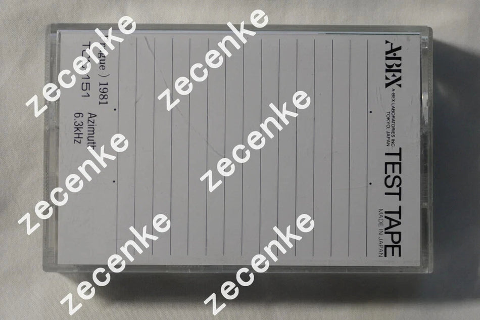 1PC ABEX Azimuth Test Tape TCC-151 6.3kHz New
