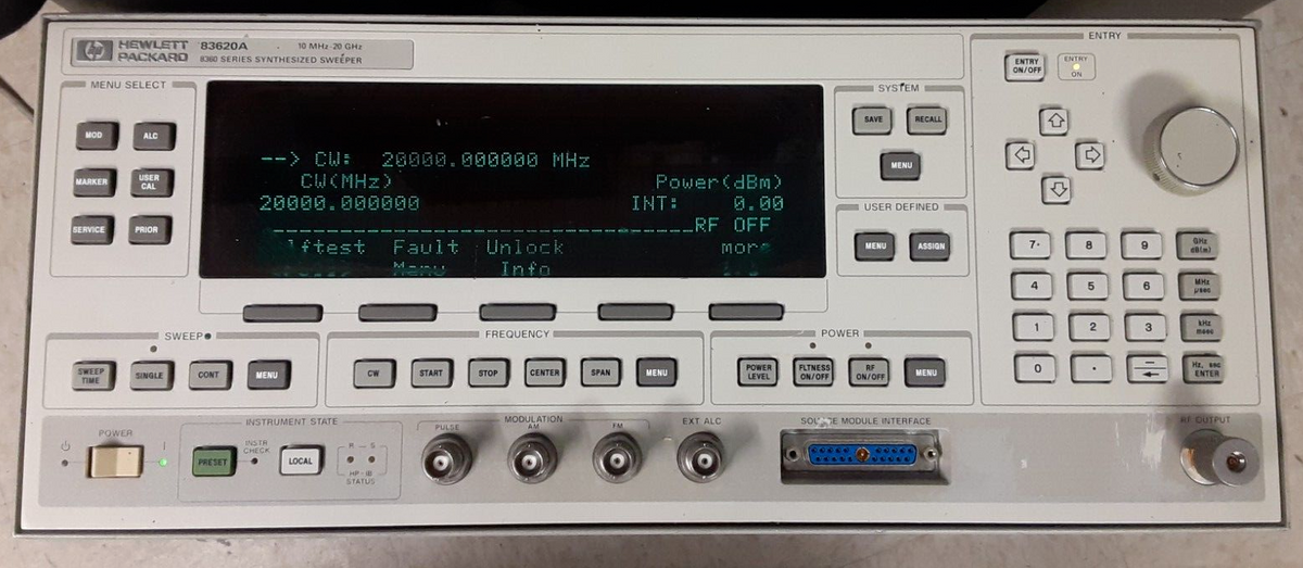 HP Synthesized RF Signal Generator 10MHz to 20GHz