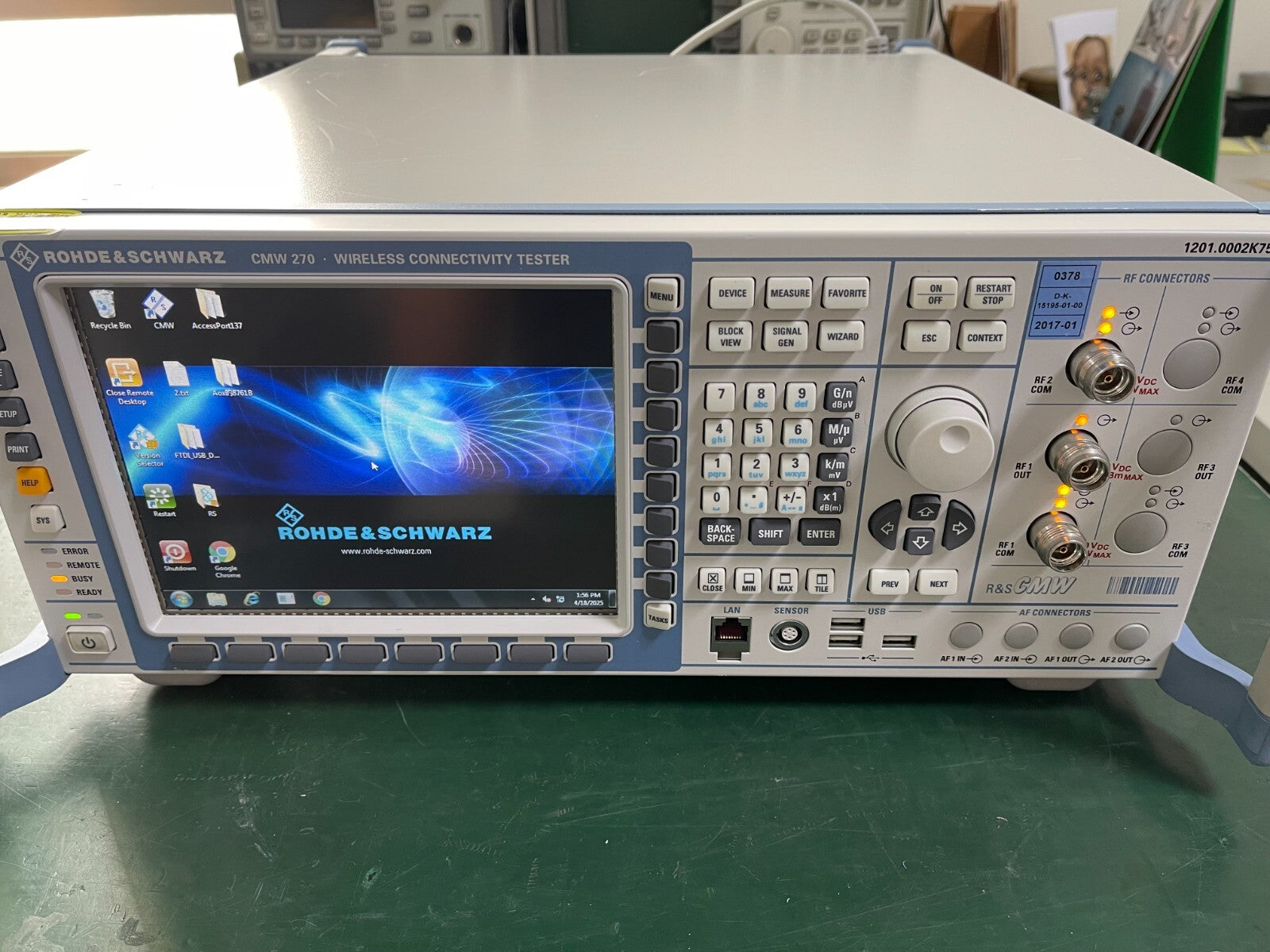Rohde &amp; Schwarz CMW 270 Wireless Connectivity Tester for Bluetooth Test _0903
