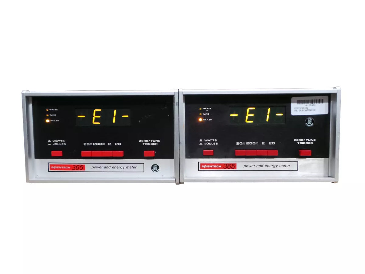 LOT OF 2 Scientech 365 Power and Energy Meter