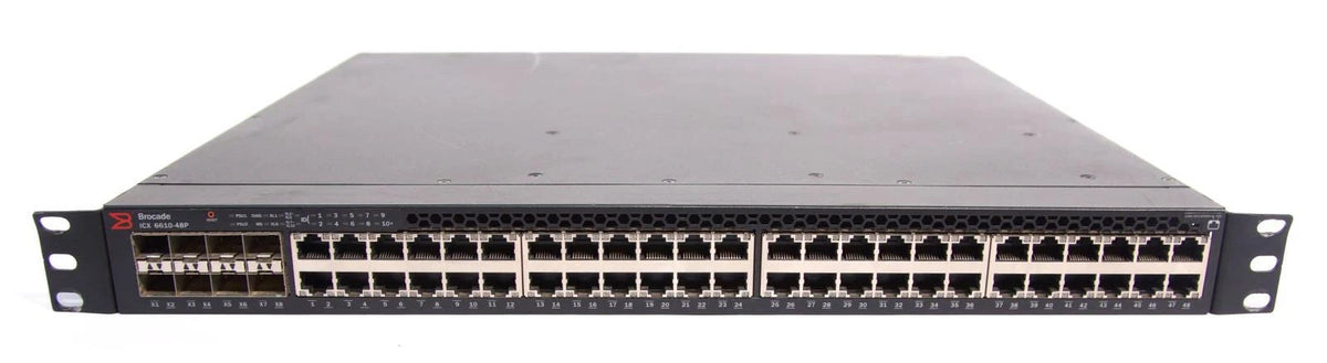 Brocade ICX 6610-48P 48-Port Gigabit Ethernet Switch