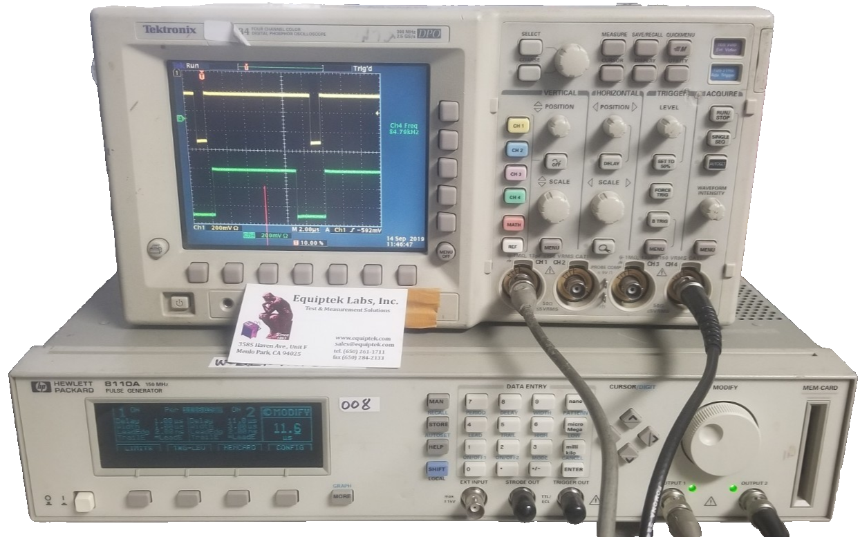 HP 8110A Pulse Pattern Generator 150 MHz