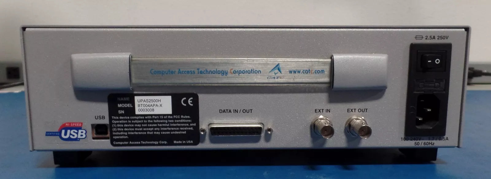 CATC 2500H Universal Protocol Analyzer System with BT004MA Bluetooth Plug-in