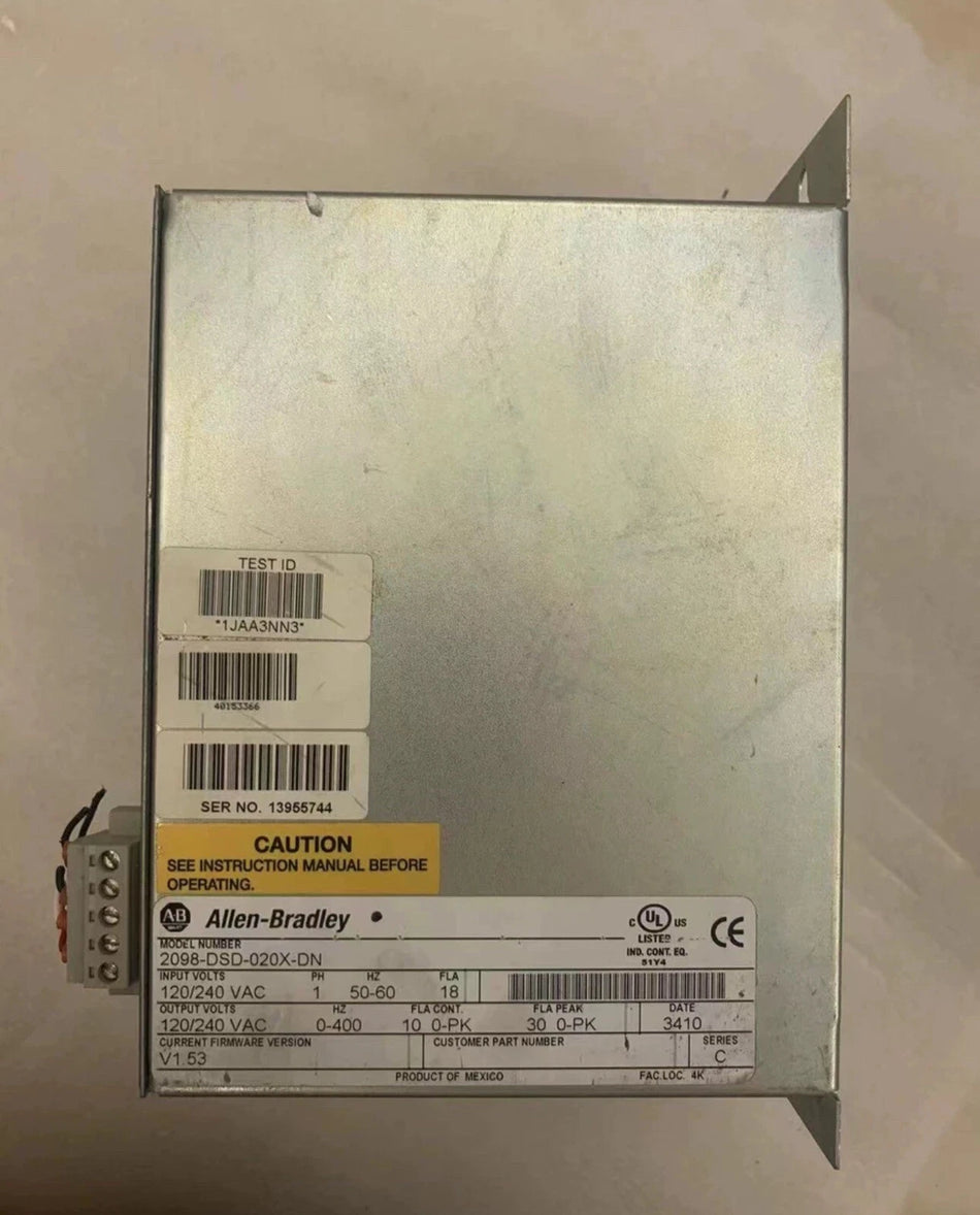 2098-DSD-020X-DN Digital Servo Drive: High-Performance Motion Control