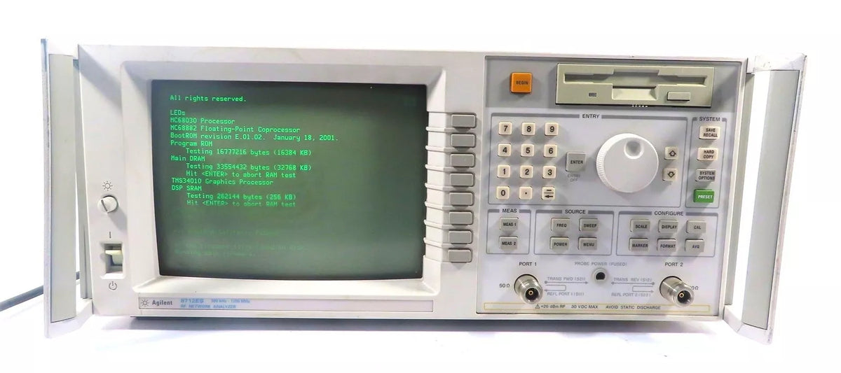 Agilent 8712ES 300 kHz-1300 MHz RF Network Analyzer